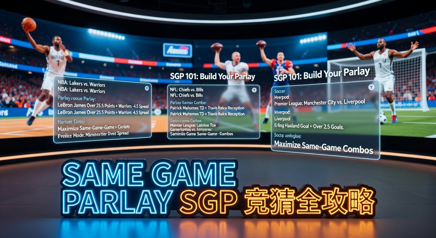 Same Game Parlay SGP竞猜指南：策略与避坑全解析