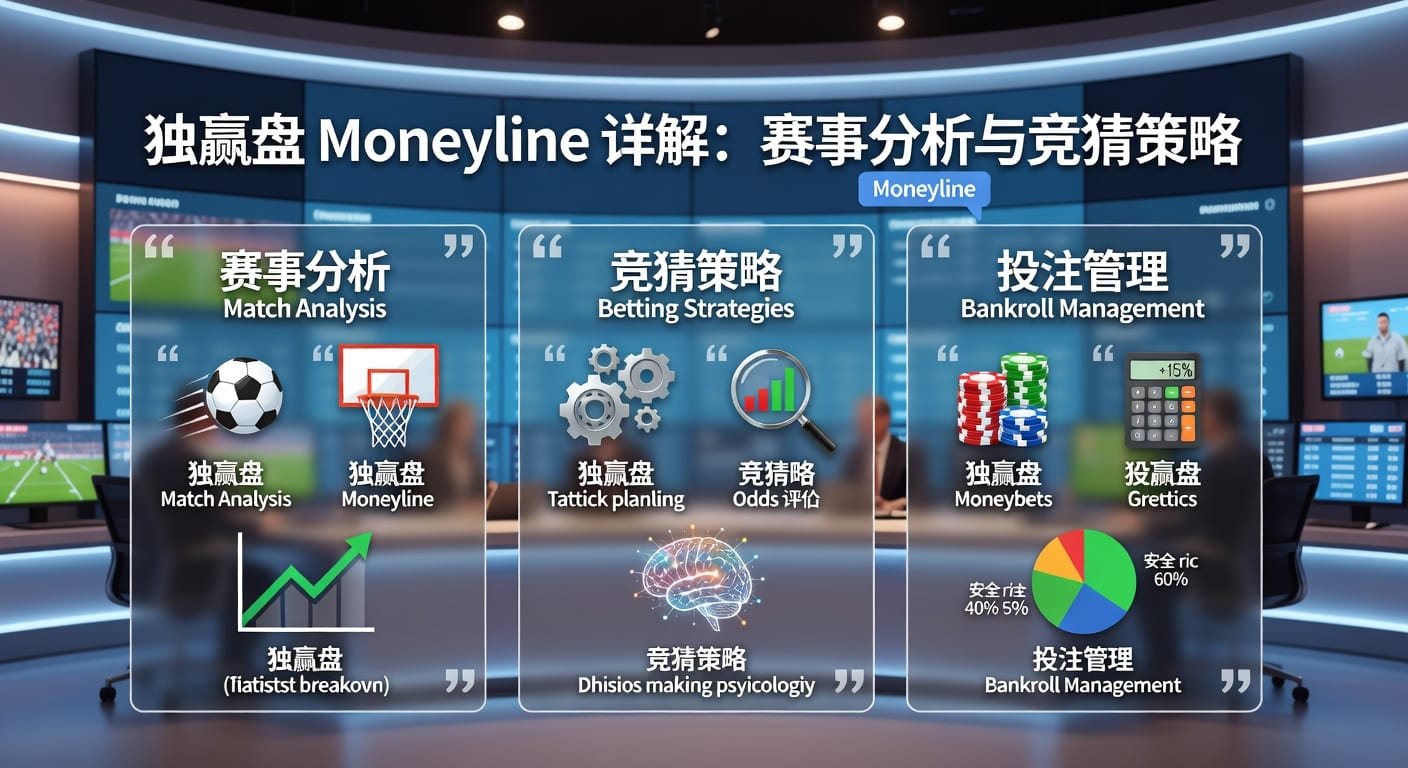 1X2独赢Moneyline详解：赛事分析与竞猜策略