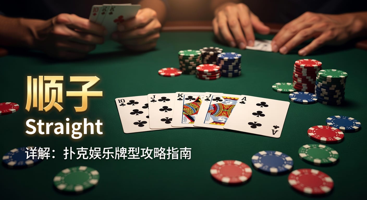 顺子 Straight 详解：扑克娱乐竞猜必知牌型
